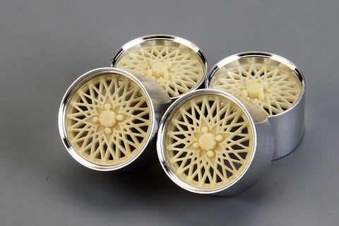 ホビーデザイン HD03-0587 1/24 16インチ SSR フォーミュラ メッシュ ホイール (レジン+メタルホイール)