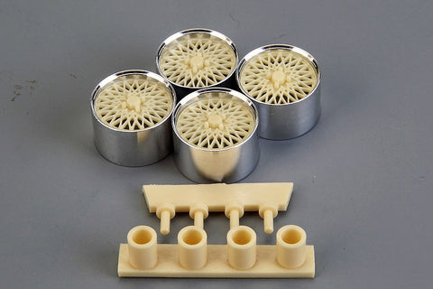 ホビーデザイン HD03-0587 1/24 16インチ SSR フォーミュラ メッシュ ホイール (レジン+メタルホイール)