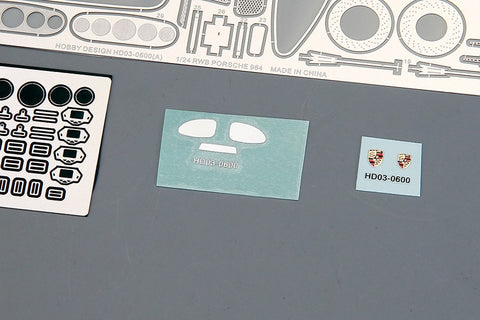 ★限定40%OFF★ホビーデザイン HD03-0600 1/24 RWB ポルシェ 964 (テールウイング) (Ver.A) フルディティールキット (レジン+エッチングパーツ+デカール+メタルホイール+メタルパーツ+メタルロゴ)