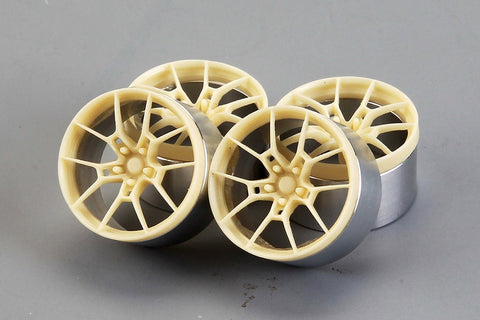 ホビーデザイン HD03-0603 1/24 18インチ レイズ G025 ホイール (レジン+メタルホイール )