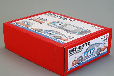 ★限定40%OFF★ホビーデザイン HD03-0607 1/24 RWB ポルシェ 964 (Ver.B) フルディティールキット (レジン+エッチングパーツ+デカール+メタルホイール+メタルパーツ+メタルロゴ)