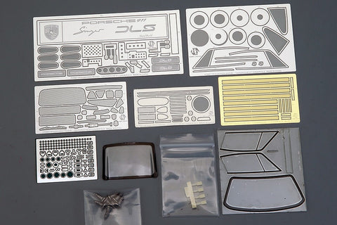 ★限定40%OFF★ホビーデザイン HD03-0623 1/24 ポルシェ 911 DLS フルディティールキット (レジン+エッチングパーツ+デカール+メタルパーツ+メタルロゴ)