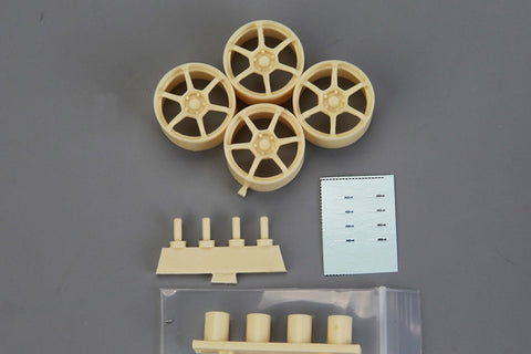 ホビーデザイン HD03-0634 1/24 17インチ アドバン RG4 ホイール (レジン+デカール)