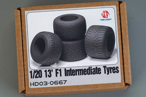ホビーデザイン HD03-0667 1/20 13' F1 インターミディエイト・タイヤ