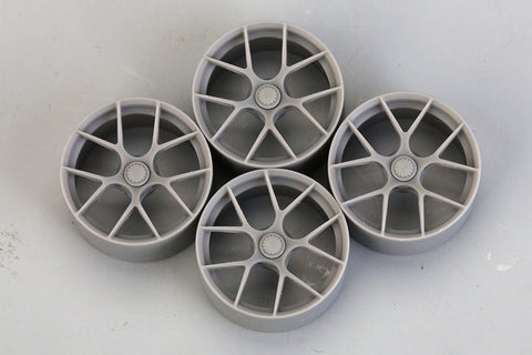 ホビーデザイン HD03-0674 1/24 18' BBS F1-R センターロックホイール(3Dプリント)(レジン+デカール )