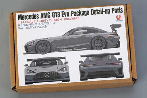 ホビーデザイン HD03-0675 1/24 メルセデス-AMG GT3 EVO パッケージ ディテールアップパーツ タミヤ(24345)用(レジン+PE)