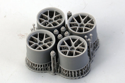 ホビーデザイン HD03-0679 1/24 18インチ BBS ポルシェ 911 GT3 RSR ホイール用(3Dプリント)(レジン+デカール)