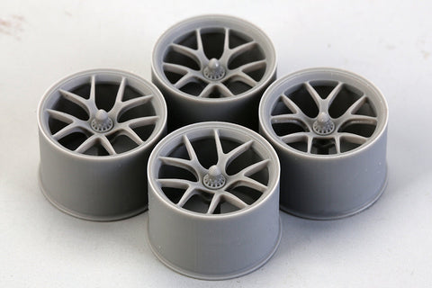 ホビーデザイン HD03-0679 1/24 18インチ BBS ポルシェ 911 GT3 RSR ホイール用(3Dプリント)(レジン+デカール)