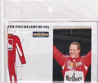 ホビーデザイン HD04-0032 1/12 レーシング ドライバー フィギュア デカール (SHUMI-2006)