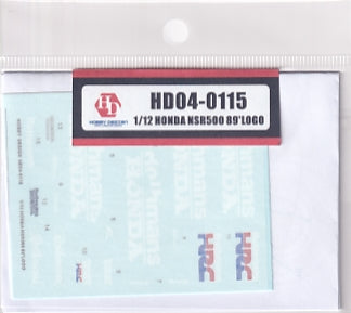 ホビーデザイン HD04-0115 1/12 ホンダ NSR500 89' ロゴ デカール