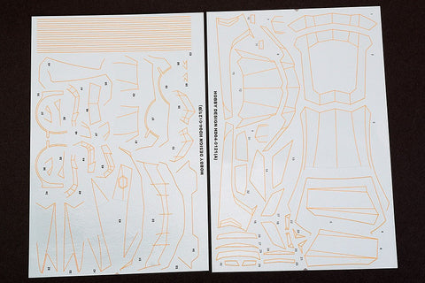 ホビーデザイン HD04-0121 1/24 LP700"Lines of Burst"コレクション デカール