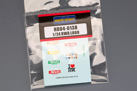 ホビーデザイン HD04-0138 1/24 RWB ロゴ デカール
