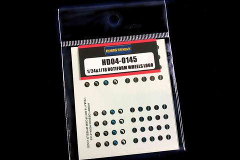 ホビーデザイン HD04-0145 1/24&1/18 Rotiform ホイール ロゴ デカール