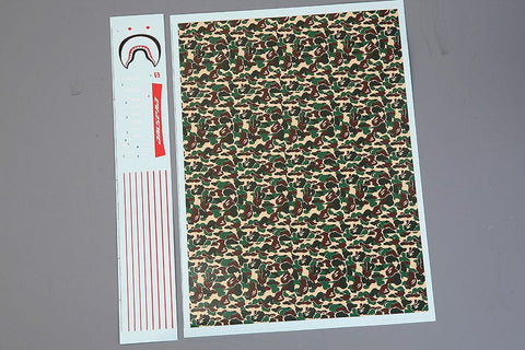 ホビーデザイン HD04-0155 1/24 "BAエッチングパーツ CAMO" Style デカール