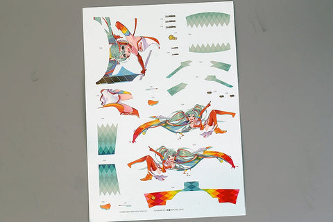 ホビーデザイン HD04-0161 1/24 AGM-GT3 初音レーシング 2016 デカール