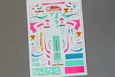 ホビーデザイン HD04-0161 1/24 AGM-GT3 初音レーシング 2016 デカール