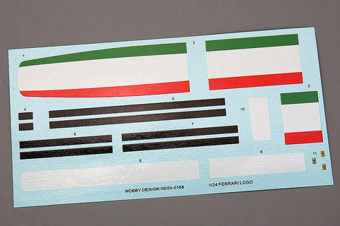 ホビーデザイン HD04-0168 1/24 フェラーリ ロゴ デカール