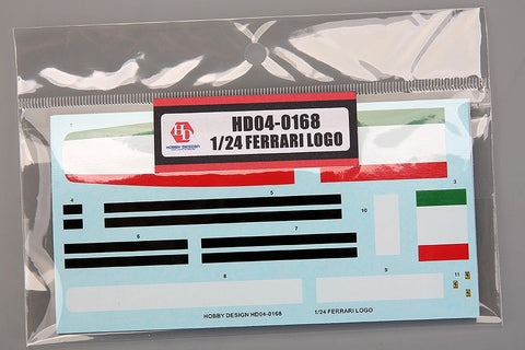 ホビーデザイン HD04-0168 1/24 フェラーリ ロゴ デカール