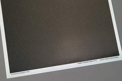ホビーデザイン HD04-0174 1/20 カーボンパターン デカール (M) -A(平織り)
