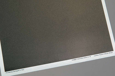 ホビーデザイン HD04-0175 1/20 カーボンパターン デカール (M) -B(綾織り)