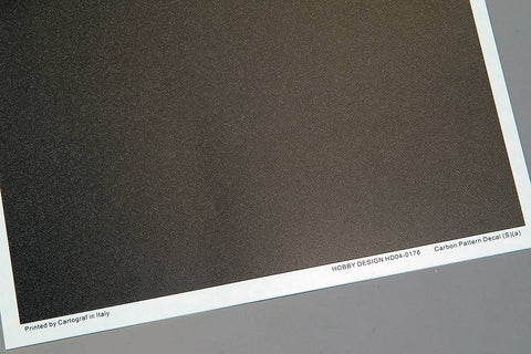ホビーデザイン HD04-0176 1/24 カーボンパターン デカール (S) -A(平織り)