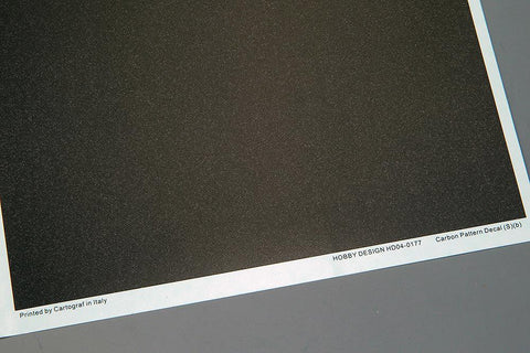 ホビーデザイン HD04-0177 1/24 カーボンパターン デカール (S) -B(綾織り)