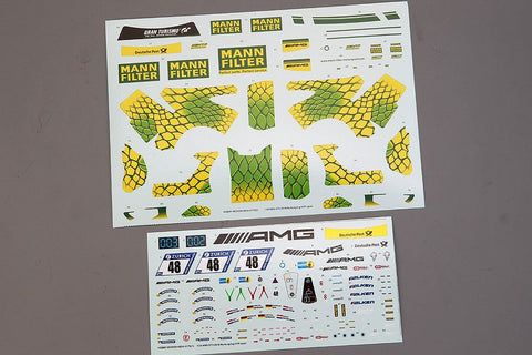 ホビーデザイン HD04-0179 1/24 AMG GT3 HTP モータースポーツ 2018 Nurburgring 24H デカール(タミヤ24345用)