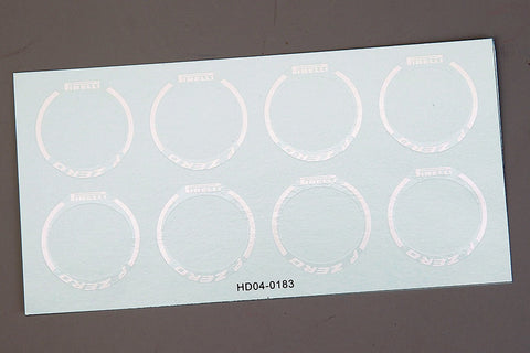 ホビーデザイン HD04-0183 1/20 F1 タイヤ ロゴ (2022年以前)