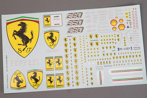 ホビーデザイン HD04-0188 1/24 フェラーリ ロゴ(B) デカール