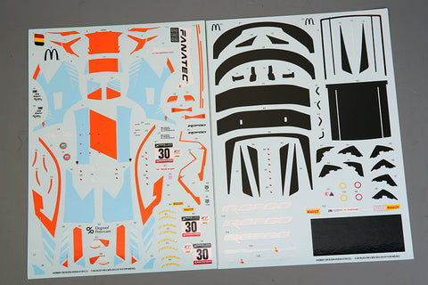 ホビーデザイン HD04-0191 1/24 アウディ R8 LMS GT3 チーム WRT シルバーカップ 24h 2022 ウィナー ディティールアップパーツ(モンモデルCS-006用)(デカール+エッチング+レジン+メタル))