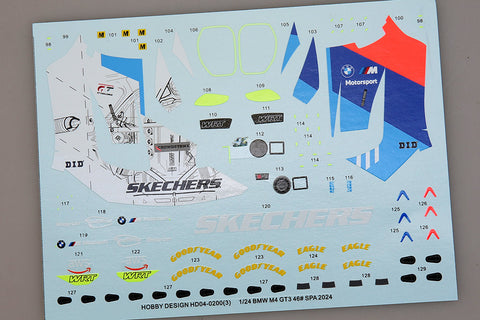 ホビーデザイン HD04-0200 1/24 BMW M4 GT3 46# 2024 スパ