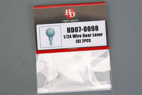ホビーデザイン HD07-0098 1/24 ワイヤーギアレバー(D)