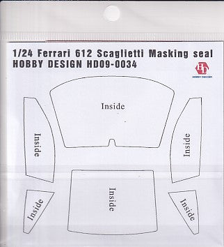ホビーデザイン HD09-0034 1/24 フェラーリ 612 スカリエッティ マスキングシール