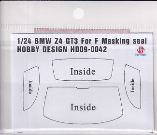 ホビーデザイン HD09-0042 1/24 BMW Z4 GT3 For F マスキングシール