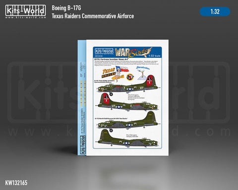キッツワールド KW132165 1/32 B-17G ‘テキサス レイダース‘ 44-83872 空軍 2020 記念カラーリング