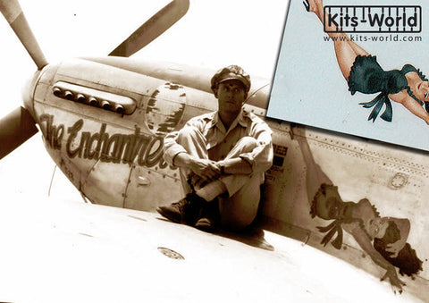 キッツワールド KW132120 1/32 P 51D Mustang 44-15611 PZ-H “Diablo”, Pilot: Lt Glenn W Wensch, 486th FS, 352nd FG. Bodney, Norfolk ・・・