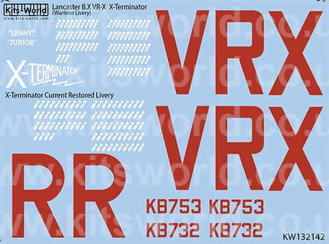 キッツワールド KW132142 1/32 WWII イギリス軍 アブロ ランカスター `Exterminator`