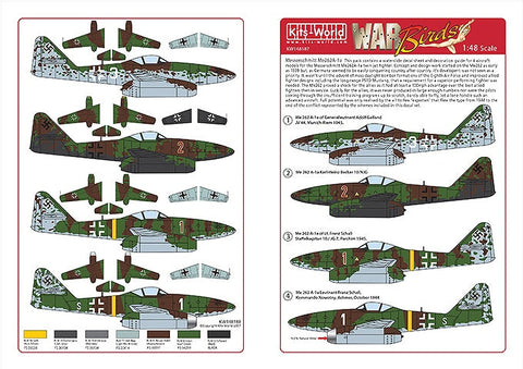 キッツワールド KW148187 1/48 メッサーシュミット Me262A-1a アドルフ・ガーランド空軍中尉