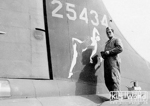 キッツワールド KW172067 1/72 アメリカ陸軍 B-17F フライングフォートレス 第100爆撃飛行群 第351爆撃飛行隊/第303爆撃飛行群 第360爆撃飛行隊