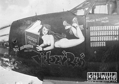 キッツワールド KW172068 1/72 アメリカ陸軍航空軍 B-26 マローダー用 第394爆撃飛行群 第585爆撃飛行隊/第394爆撃飛行群 第584爆撃飛行隊