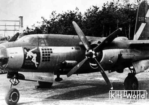 キッツワールド KW172068 1/72 アメリカ陸軍航空軍 B-26 マローダー用 第394爆撃飛行群 第585爆撃飛行隊/第394爆撃飛行群 第584爆撃飛行隊