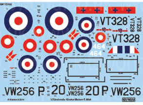 キッツワールド KW172102 1/72 グロスターミーティア Mk.IV - F4
