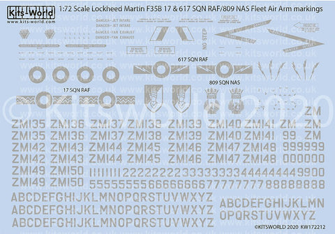 キッツワールド KW172212 1/72 イギリス空軍/海軍 ロッキード・マーティン F-35B ライトニングII
