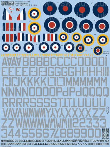 キッツワールド 1/72 KW172233 ブリストル ボーフォートBMKI IA+コカード