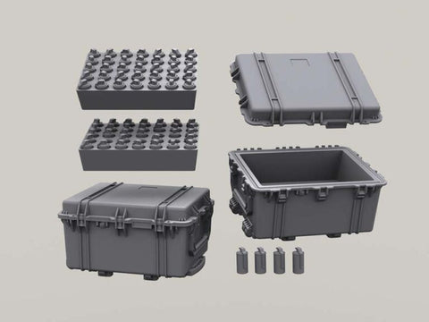 レジェンド LF1439 1/35 多目的 1630 ミリタリー ボックス セット (オープン×2,クローズ×2, インサート×2)