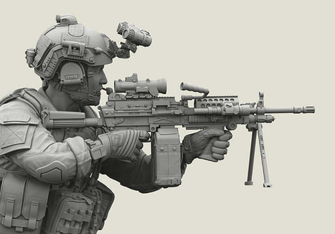 レジェンド LF3D005 1/35 Mk.48 マシンガンセット