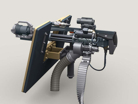 レジェンド LF3D069 1/35 M134D on SAG シールド マウント w/ 4,000rd 弾薬箱