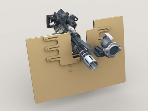 レジェンド LF3D069 1/35 M134D on SAG シールド マウント w/ 4,000rd 弾薬箱