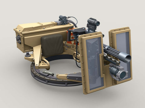 レジェンド LF3D074 1/35 M134D ミニガン, MMC システム, 透明シールド