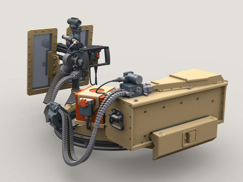 レジェンド LF3D074 1/35 M134D ミニガン, MMC システム, 透明シールド